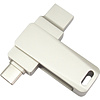 USB Flash накопитель 3.0 128 Gb СК-046, TypeC Dual, металл, серебристый - 4