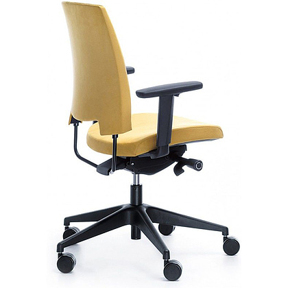 Кресло для персонала Profim "Arca 21SL P54PU", пластик, ткань, желтый - 2