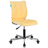 Кресло для персонала Бюрократ "СH-330M/VELV74", ткань, металл, желтый