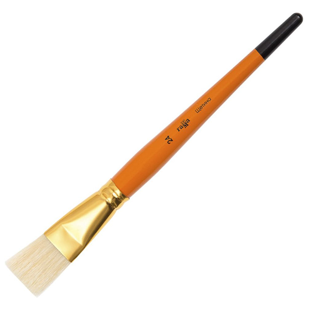 Кисть для рисования "№24" щетина, плоская