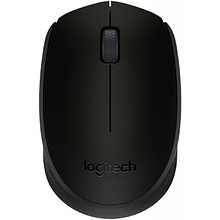 Мышь Logitech "B170", беспроводная, 1000  dpi, 3 кнопки, черный