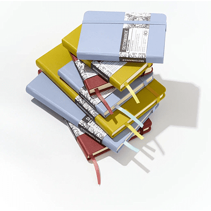 Скетчбук "Sketchmarker", 13х21 см, 140 г/м2, 80 листов, пыльный голубой - 9