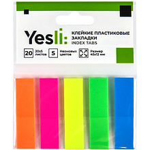 Закладки пластиковые "Yesli:"