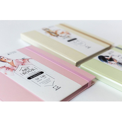 Скетчбук для маркеров "Fashion", 20x20 см, 75 г/м2, 80 листов, розовый - 4