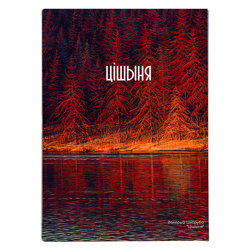 Обложка для паспорта "Тишина", Валерий Шкарубо, натуральная кожа, разноцветный