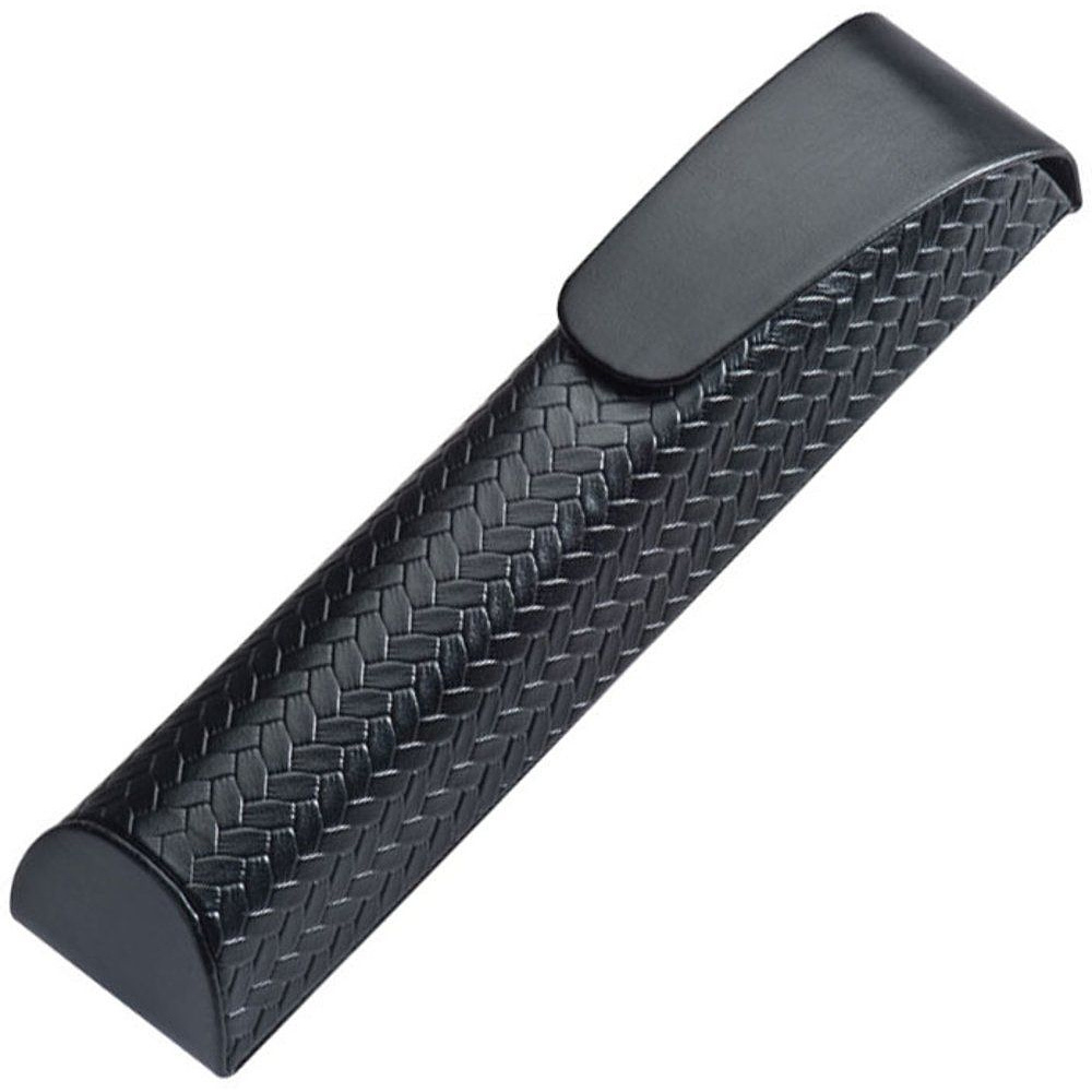 Ручка шариковая автоматическая "Ferraghini F21003", 0.7, черный, серебристый, стерж. синий - 2