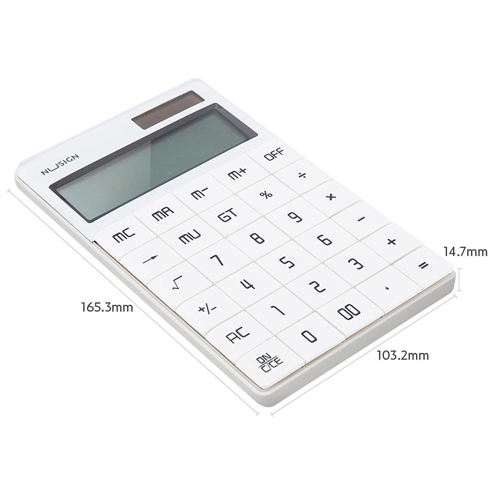 Калькулятор настольный Deli "NS041", 12-разрядный, белый - 3