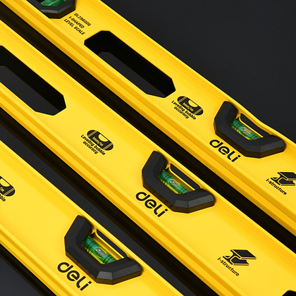 Уровень строительный Deli YS EDL29600G, 600 мм, рельсовый - 4