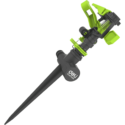 Распылитель "Deli" 3/4 EDL581302A", импульсный, на пластиковой пике, черный, зеленый - 4