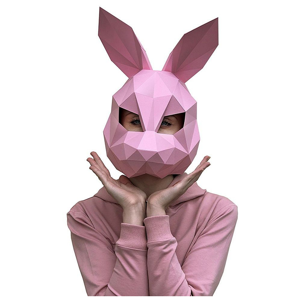 Набор для 3D моделирования "Заяц", розовый