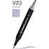 Маркер перманентный двусторонний "Sketchmarker Brush", V23 фиалковый
