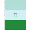 Тетрадь "Green air", А4, 96 листов, клетка, ассорти - 5