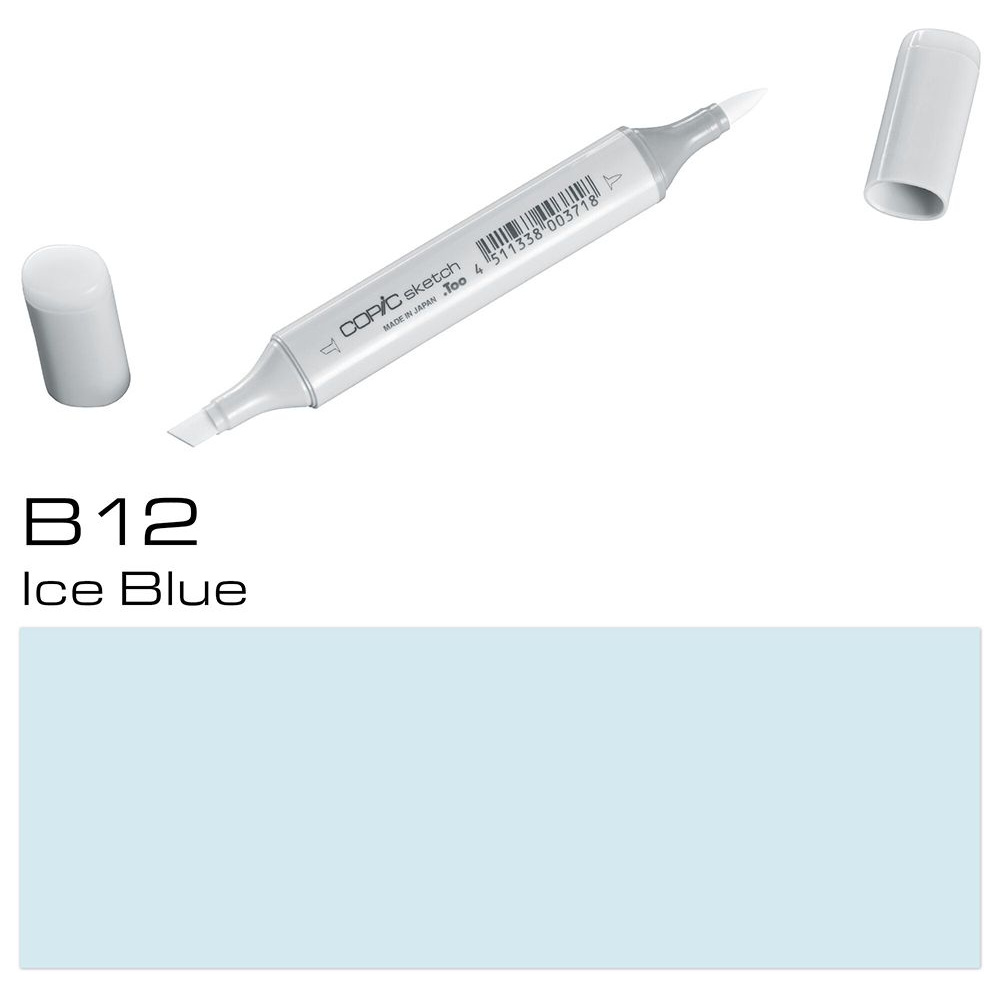 Маркер перманентный "Copic Sketch", B-12 ледяной голубой