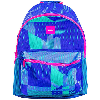 Рюкзак молодежный "Knit", фиолетовый, зеленый - 2