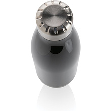 Бутылка для воды "P436.751", 500 мл, черный, серебристый