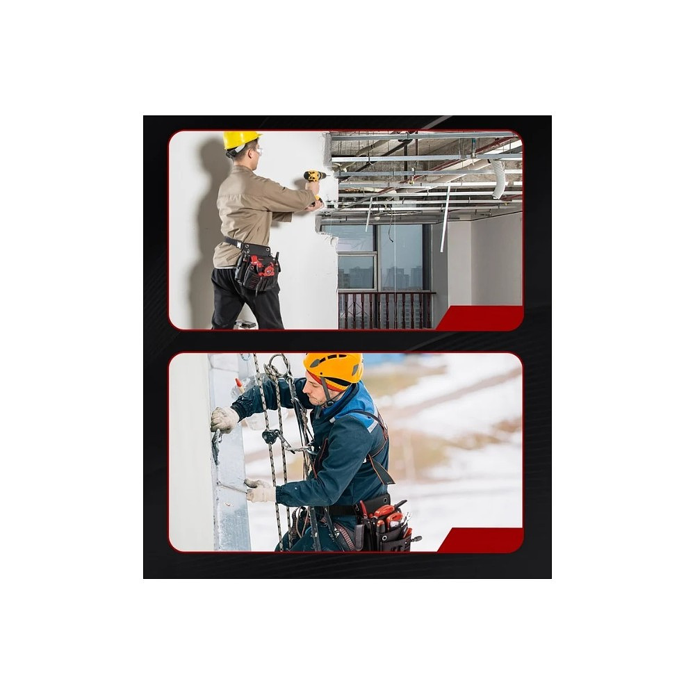 Сумка для инструментов поясная Deli RS EDL5865, черный - 5