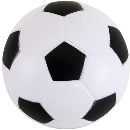 Антистресс "Kick off", белый, черный