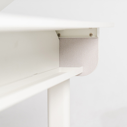 Комплект Ergosmart ученический Caravel S: стол регулируемый Caravel S, полка с подставкой для книг Wooden space S - 10