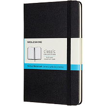 Блокнот "Classic Medium", А5, 120 листов, точка, черный