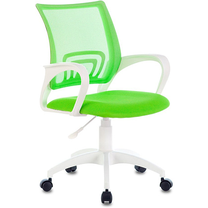 Кресло Бюрократ "CH-W695NLT", сетка, ткань, пластик, салатовый
