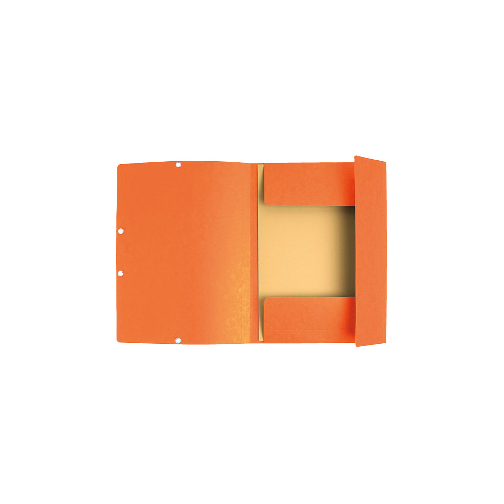 Папка на резинках "Manila", A4, 15 мм, картон, оранжевый - 2