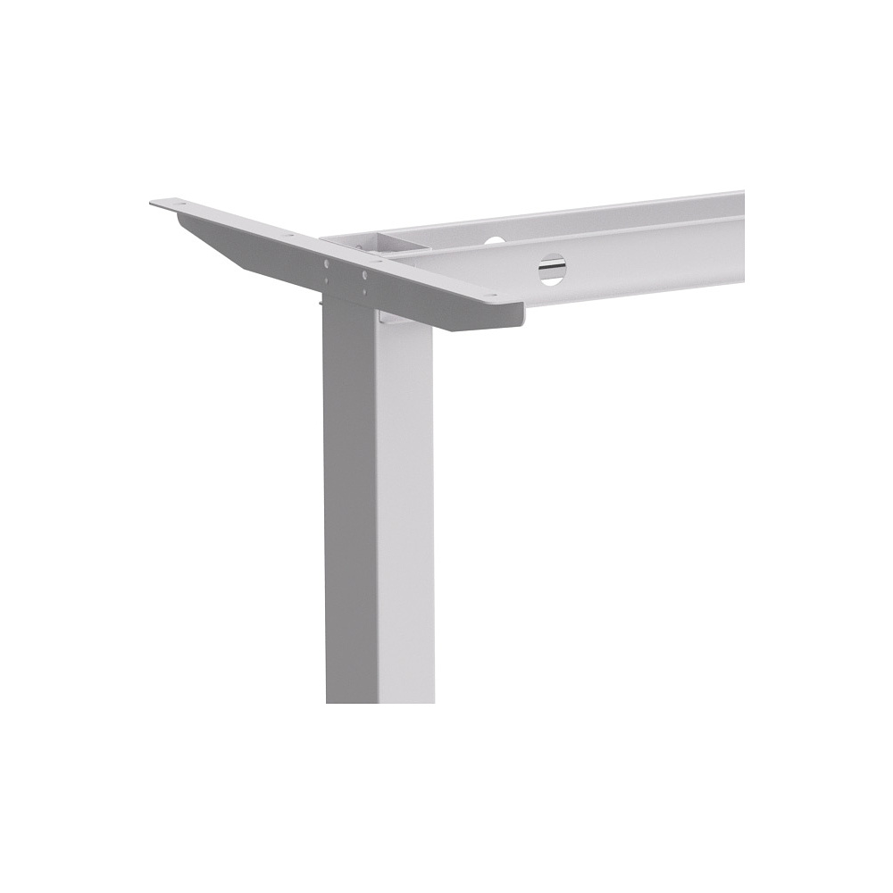 Стол с электроприводом WellDesk Basic 1300x675х18 белый/акация лэйкленд (9191460+9072453) - 5