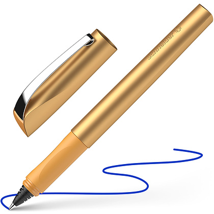 Ручка-роллер "Schneider Ceod Shiny", M, бронзовый, стерж. синий - 2
