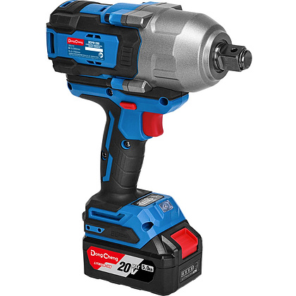 Аккумуляторный гайковерт DongCheng DCPB1288 (TYPE FK), 20 В, 1288 Нм, 2 АКБ, 5 Ач, З/У 4 А - 2