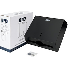 Диспенсер BXG-PD-5003B для полотенец листовых, металл, черный, матовый