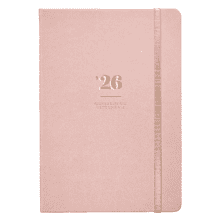 Ежедневник датированный "Pastel", А5, 352 страницы, розовый, 2026