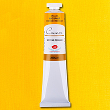 Краски масляные "Сонет", 221 желтая темная, 46 мл., туба