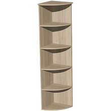 Коллекция Макси шкаф М12, 360x360x1780 мм, сонома