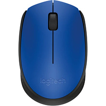 Мышь Logitech "Mouse M171", беспроводная, 1000 dpi, 3 кнопки, синий