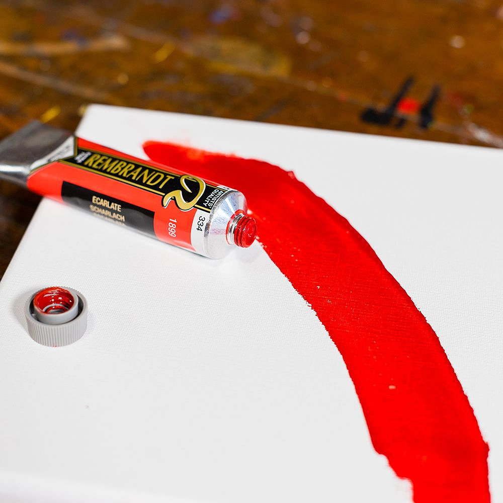 Краски масляные "Rembrandt", 334 алый, 15 мл, туба - 3