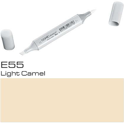 Маркер перманентный "Copic Sketch", E-55 светлая карамель