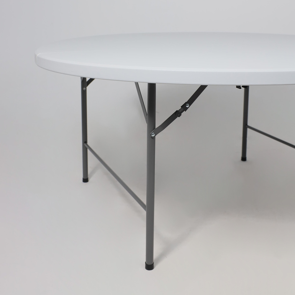 Стол складной Table AKS тип 10, 1520х1520х740 мм, пластик, белый - 8