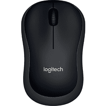 Мышь Logitech B220, беспроводная, USB, черный