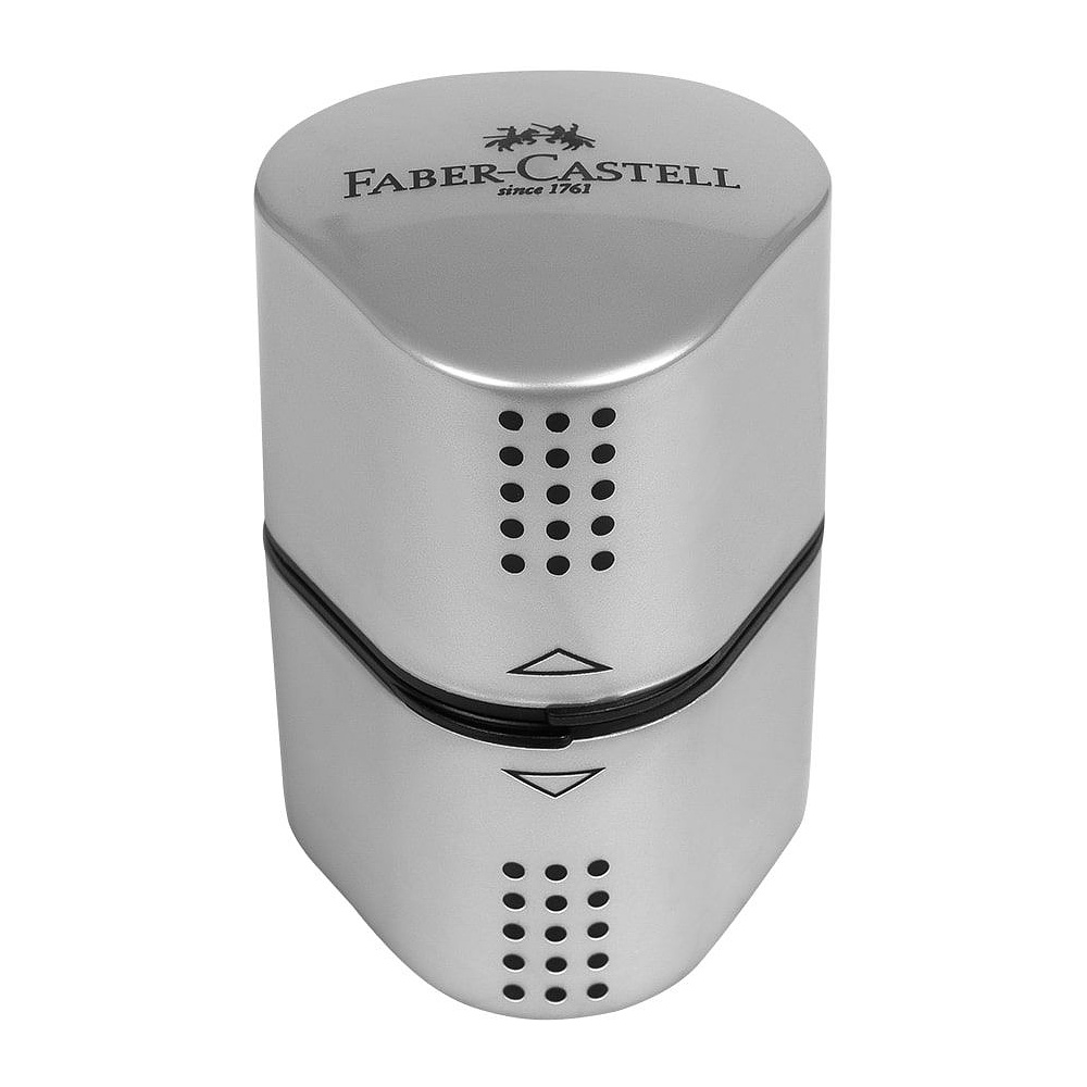 Точилка "Grip 2001 Trio", 3 отверстия, с контейнером