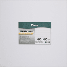 Холст на картоне "Pinax", 40х40 см, 100% хлопок, 280 г/м2, мелкое зерно