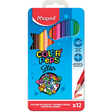 Цветные карандаши "Color Peps" в металлическом пенале