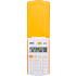  Калькулятор карманный Deli "Easy 39217", 8-ми разрядный, пластик, белый, оранжевый