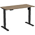 Стол с электроприводом WellDesk Light 1300x675х18 черный/дуб денвер трюфель (9116309+9072454)
