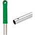 Ручка для МОПа алюминиевая, 130см, d=22мм, зеленый