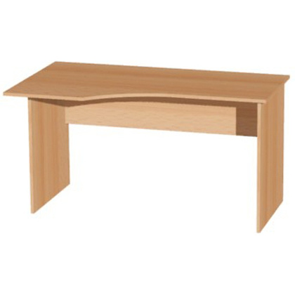 Коллекция Макси стол письменный М24-L, 1380х800х750 мм, бук