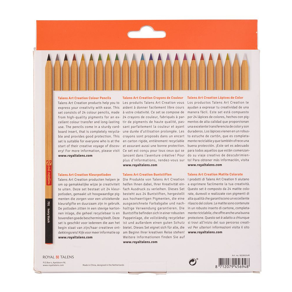 Набор цветных карандашей "Art Creation", 24 цвета - 5