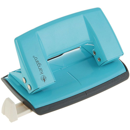 Дырокол "Aion-10G Turquoise Blue", 10 листов, бирюзовый