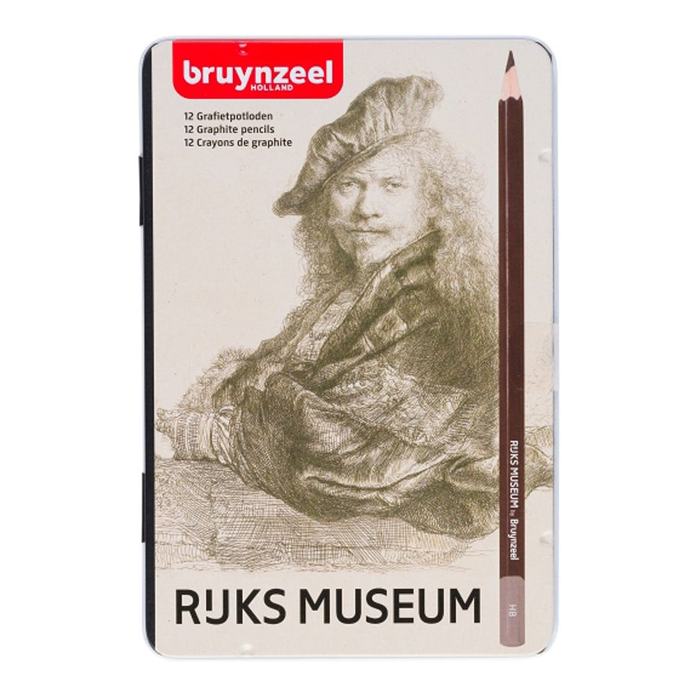 Набор чернографитных карандашей "Rembrandt Rijks Museum", 12 шт.