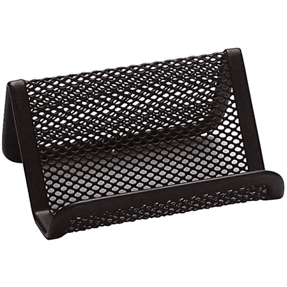 Подставка для визиток "Q-connect", 95x75x45 мм, черный