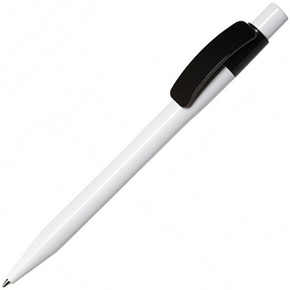 Ручка шариковая автоматическая "Pixel PX B", 1.0 мм, белый, черный, стерж. синий