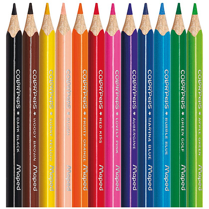 Цветные карандаши Maped "Color Peps" мини, 12 цветов - 2
